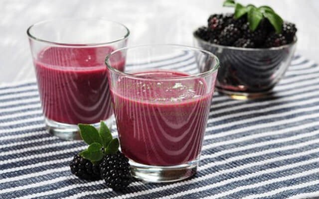 Antioxidante y delicioso batido refrescante