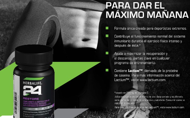 Restore de Herbalife recuperación deportiva