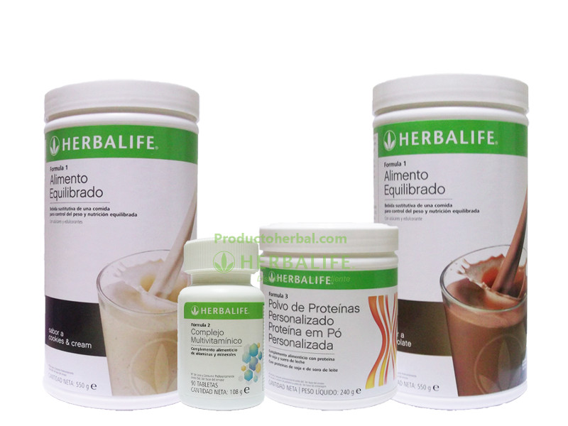 Herbalife pack avanzado para ganar peso Packs de productos para ganar peso con batidos de Herbalife